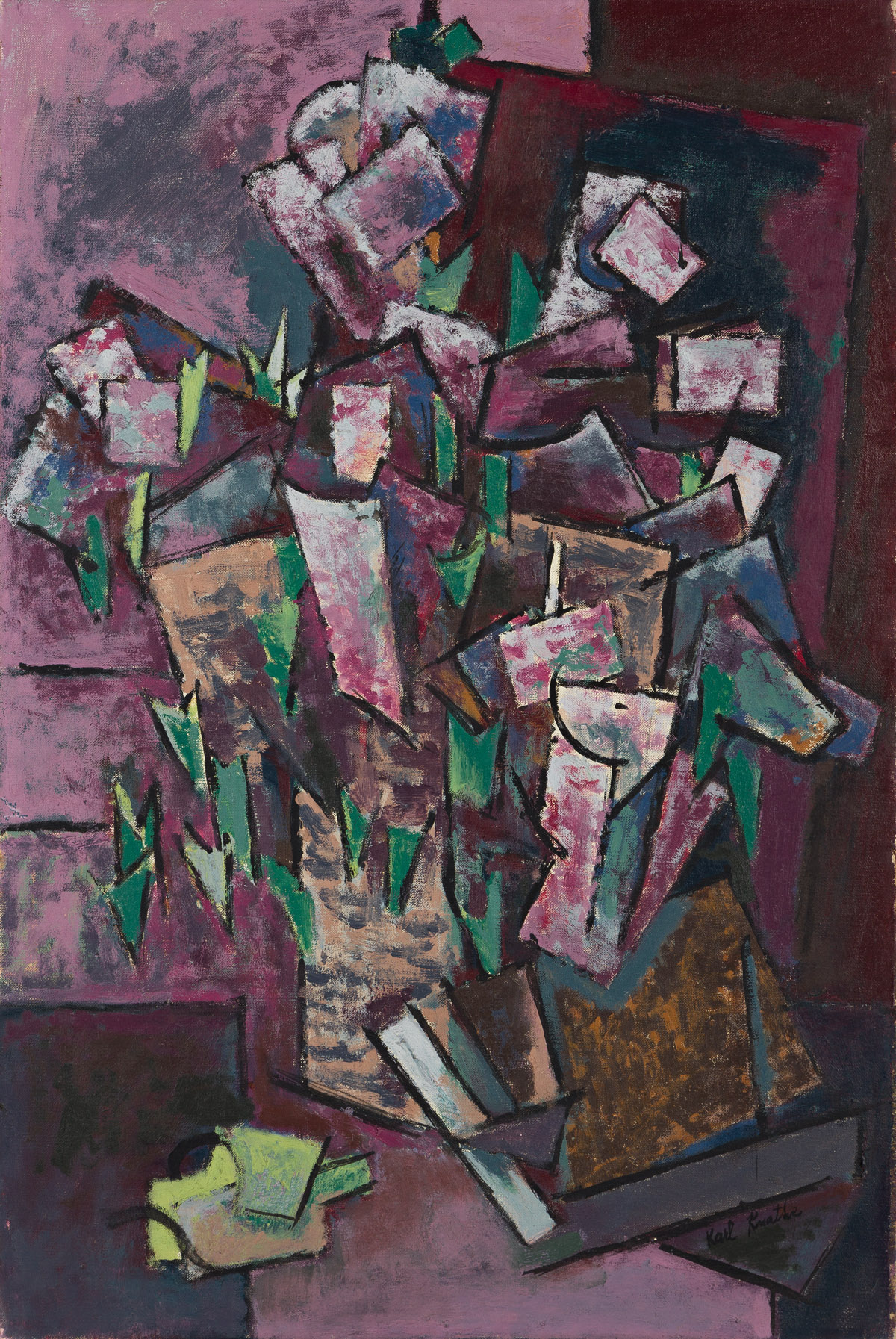 KARL KNATHS (1891 - 1971, AMERICAN) Lilac.